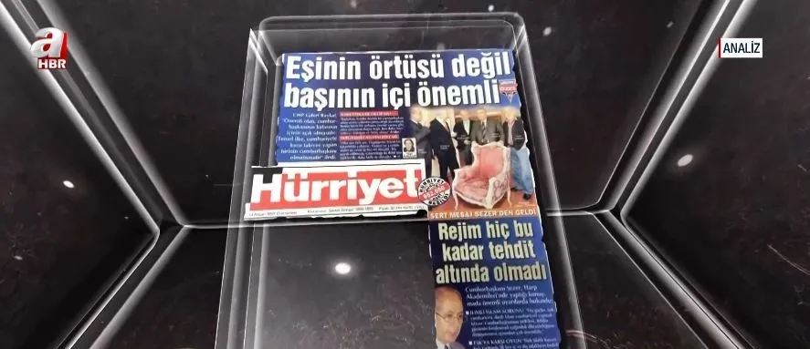 turk-demokrasisine-e-muhtira-lekesi-27-nisanin-19-yili-1777286610851.jpg Dönemin Hürriyet Gazetesi manşeti foto: ahaber.com.tr