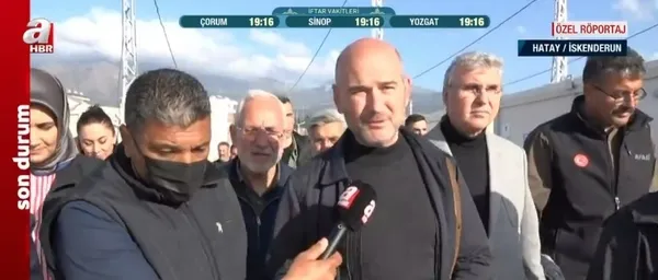 İçişleri Bakanı Süleyman Soylu'dan A Haber’e özel açıklamalar: Deprem bölgesinde 100 bin konteyner sayısına ulaşacağız - 2