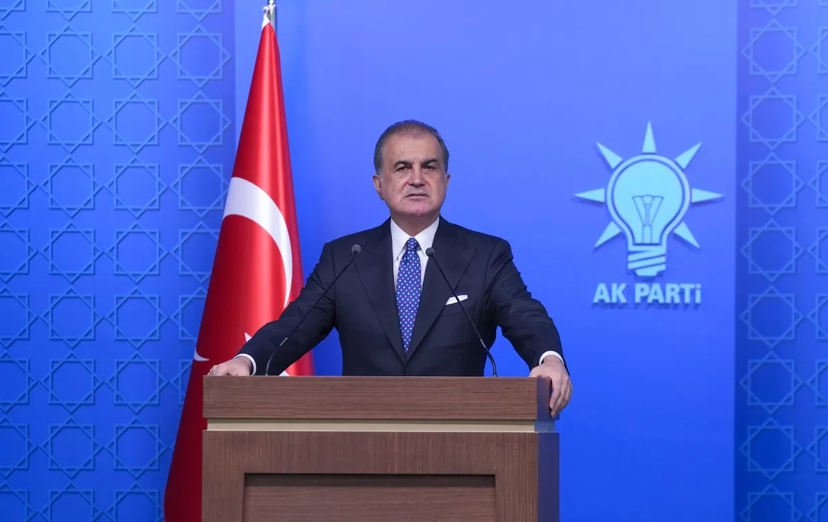 AK Parti Sözcüsü Çelik, MYK toplantısına ilişkin açıklamalarda bulundu (Foto: AA)