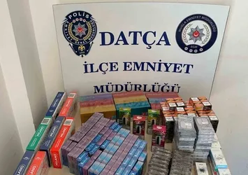 Datça'da kaçak tütün ele geçirildi