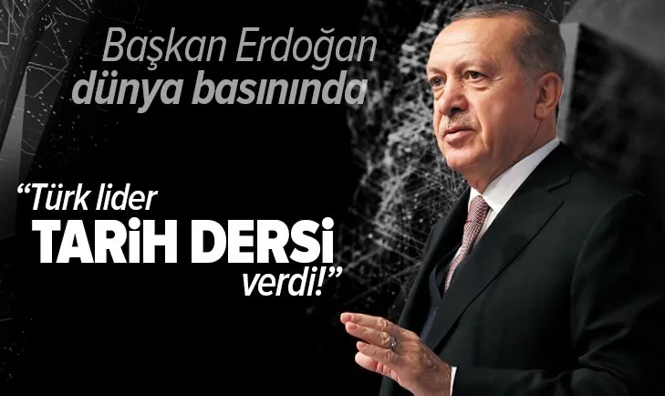 Başkan Erdoğan'ın Biden'a 'soykırım' tepkisi dünya basınında: Türk lider tarih dersi verdi