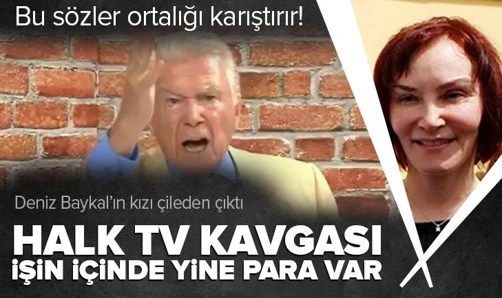 “HALK TV” kavgası! Uğur Dündar ve Deniz Baykal’ın kızı Aslı Baykal birbirine girdi