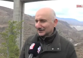 Ulaştırma ve Altyapı Bakanı Adil Karismailoğlu A Haber'de: Bölgede güvenli bir ulaşım sağlanacak