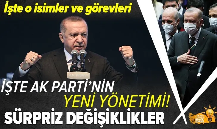 Son dakika: İşte yeni AK Parti MYK üyeleri ve partinin yeni yönetimi! Sürpriz isimler...