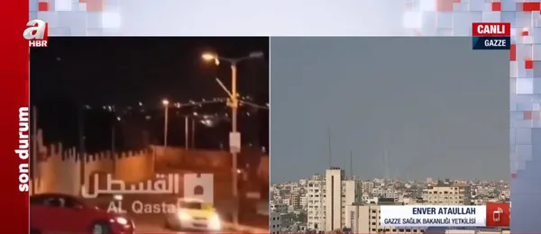 Gazze Sağlık Bakanlığı Yetkilisi Enver Ataullah son durumu A Haber’de anlattı! İslam dünyasına çağrı