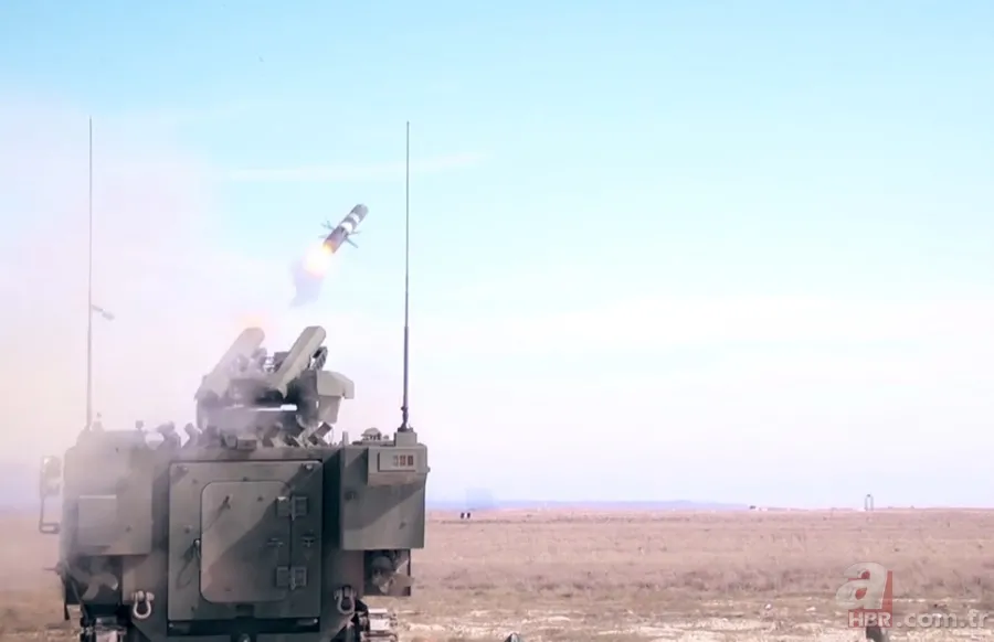 Türkiye'nin tank avcısı milli füzeyle vurdu 10