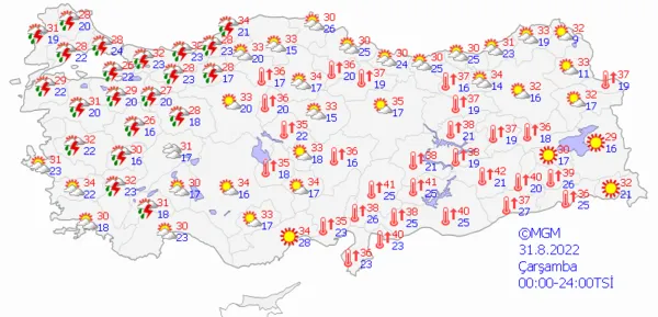1661615467804.png Sağanak yağış tam gaz devam! Meteoroloji'den üst üste yeni uyarılar! Gün verildi... İstanbul Ankara İzmir hava durumu - 10