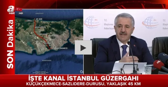 Kanal İstanbul'un güzergahı belli oldu - 3