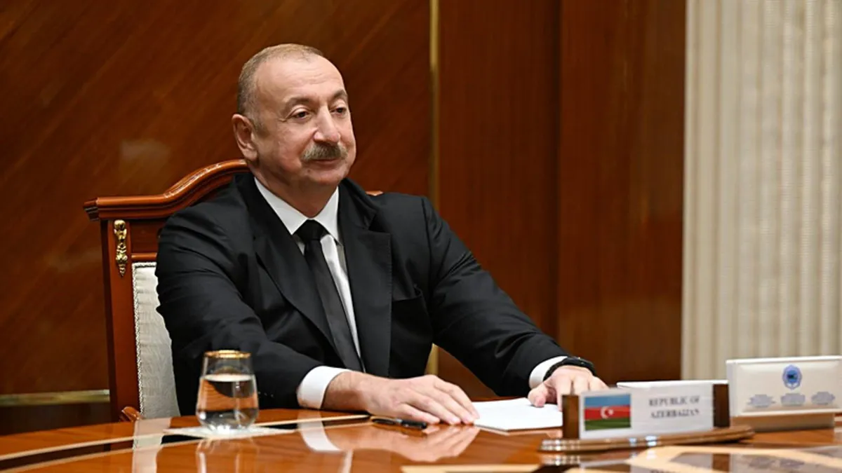 Aliyev: İsrail ile Suriye arasında arabuluculuk yapıyoruz