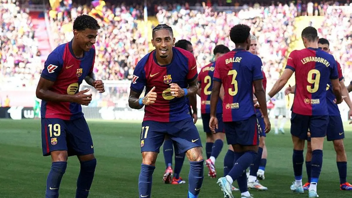 Barcelona'dan gol şov! Real Valladolid'i 7-0 yendiler