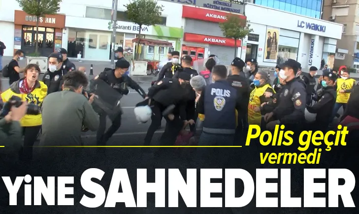 Son dakika | 1 Mayıs provokatörleri yine sahnede! Polis geçit vermedi