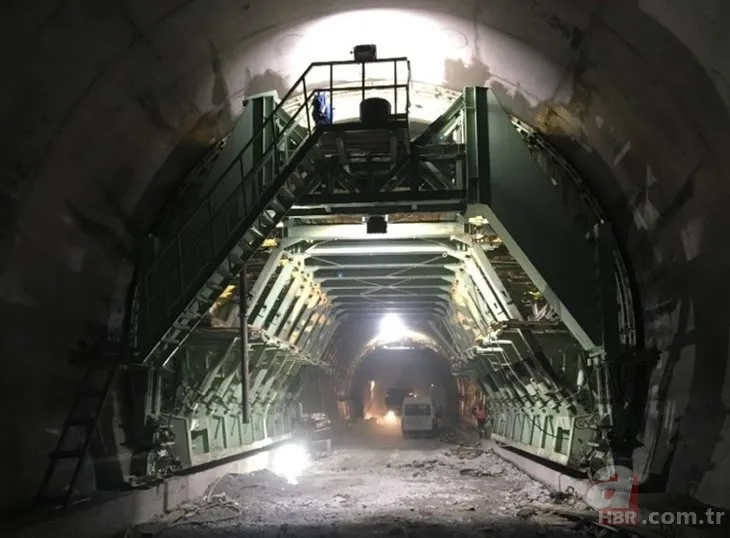 Dünyanın üçüncü en uzun çift tüplü tünelinde sona yaklaşıldı: 1,5 saatlik yol 40 dakikaya inecek!