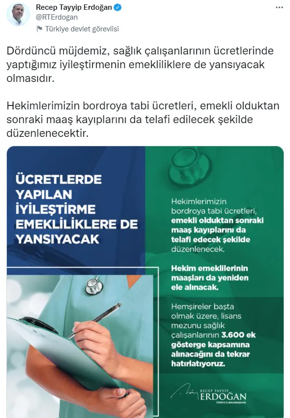 Başkan Erdoğan sağlıkçıların temel ve ek ödemelerine yapılacak zamları açıkladı! Sağlıkçıya şiddete daha ağır cezalar geliyor - 8