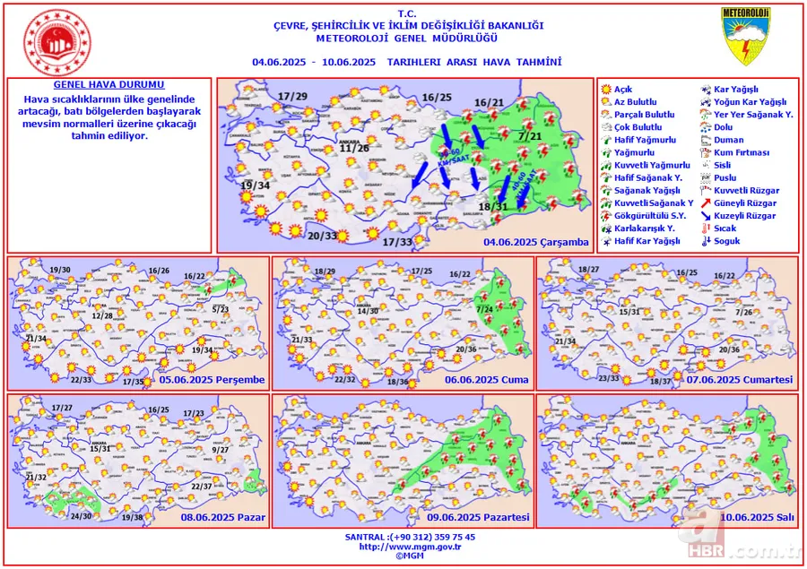 Bayramda termometreler 35’i görecek! Meteoroloji alarm verdi: Gün gün hava durumu tahmini! İstanbul, İzmir, Ankara... 7
