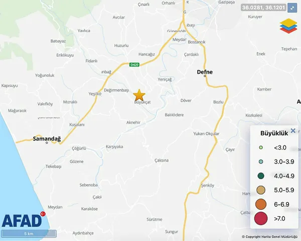 Hatay’da 6,4 büyüklüğünde deprem! Kahramanmaraş ve çevre illerde de hissedildi! Felaket sonrası artçılar sürüyor