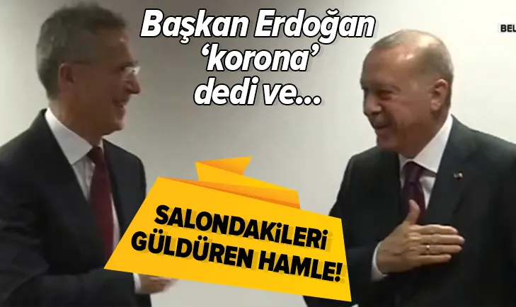 Başkan Erdoğan - Stoltenberg görüşmesinde güldüren anlar!