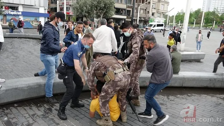 Taksim’de çıkan kavgaya Özel Harekat müdahale etti!