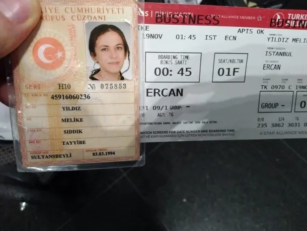 Sahte pasaportlu kadın terörist kimliklerdeki doğum tarihi farklı olunca yakayı ele verdi