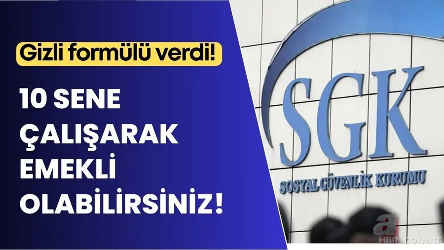 SGK uzmanı gizli formülü verdi! 10 sene çalışarak 3600 gün emeklilik için bunu yapmanız kafi 1