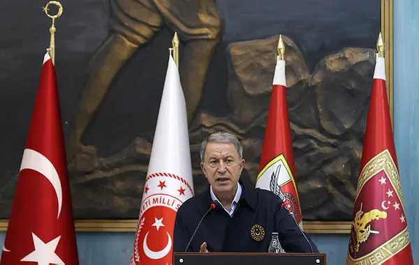 Milli Savunma Bakanı Hulusi Akar'dan terörle mücadele mesajı! Asil milletimizi terör belasından kurtaracağız - 1
