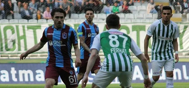 Konyaspor ile Trabzonspor’dan gollü beraberlik