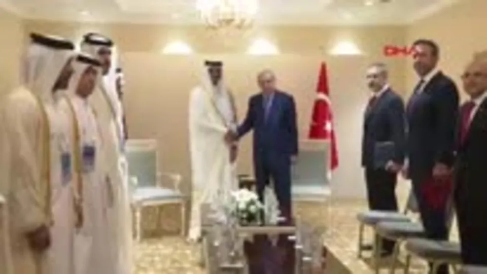 Başkan Erdoğan, Katar Emiri Şeyh Temim bin Hamad Al Sani ile görüştü