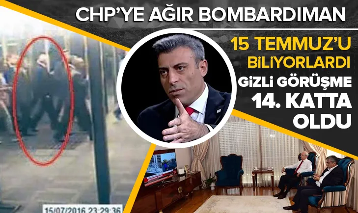 CHP biliyordu dedi ve 14üncü katı işaret etti