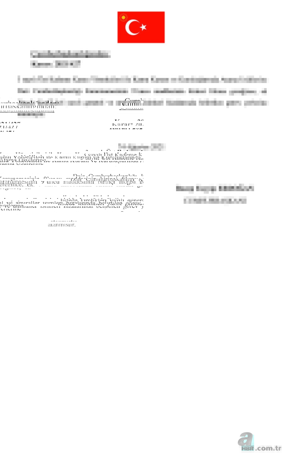 Kara, Deniz ve Hava Kuvvetleri Komutanlıklarına ilişkin atama kararları Resmi Gazete'de 2