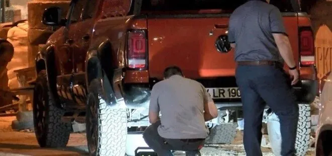 Küçükçekmece'de park halindeki kamyonet kurşunlandı