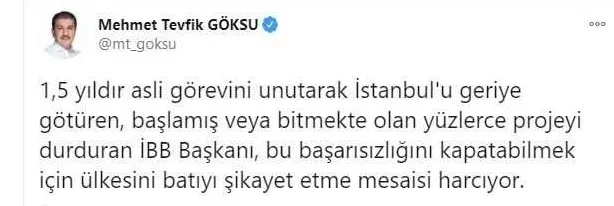 Türkiye'yi Batı'ya şikayet eden CHP'li Ekrem İmamoğlu'na AK Parti'den sert tepki - 1