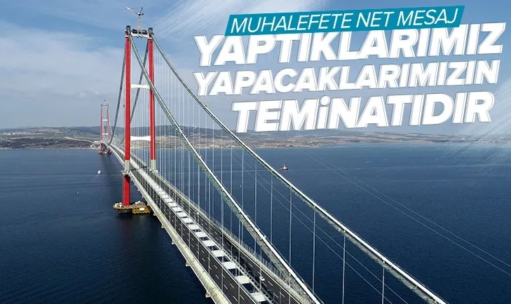 Ulaştırma ve Altyapı Bakanı Adil Karaismailoğlu dedikodu siyasetine tepki! Yaptıklarımız, yapacaklarımızın teminatıdır