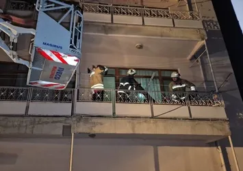 Çatıda çıkan yangın paniğe neden oldu!