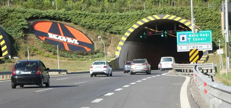 Bolu Dağı Tüneli'nden Kurban Bayramı'nda 621 bin araç geçti