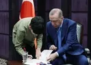 Başkan Erdoğan Gazzeli Ebu Cezer’i kabul etti