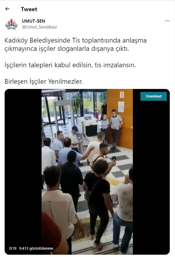 CHP'li Kadıköy Belediyesi işçileri ayaklandı - 1