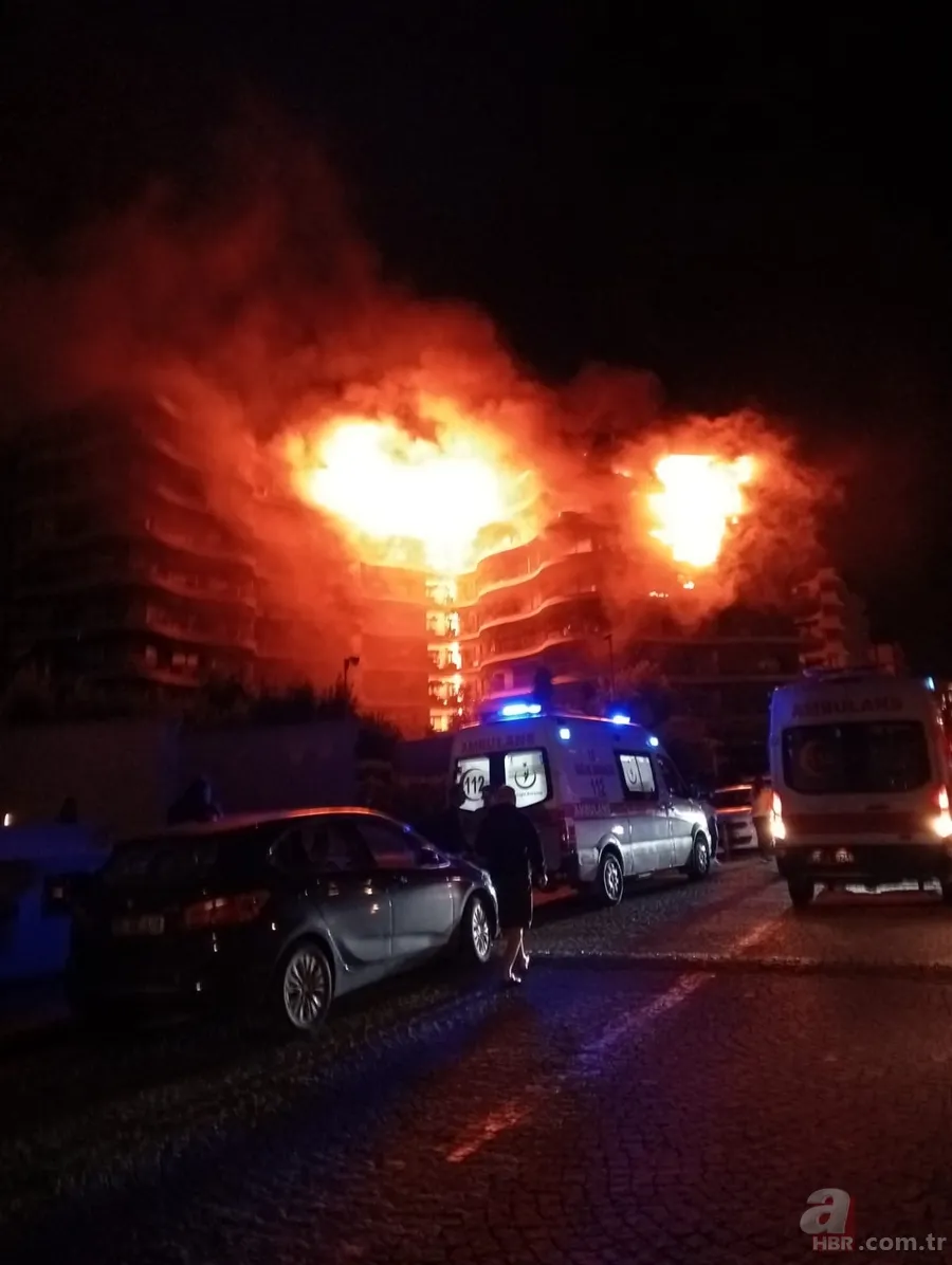 İzmir'de 8 katlı binada büyük yangın! 7 saatin ardından kontrol altına alındı 2
