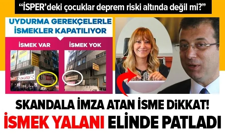 CHP’li İBB Başkanı İmamoğlu’nun ‘deprem riski var’ yalanı elinde patladı! İSMEK’i kapattıkları binada İSPER hala açık