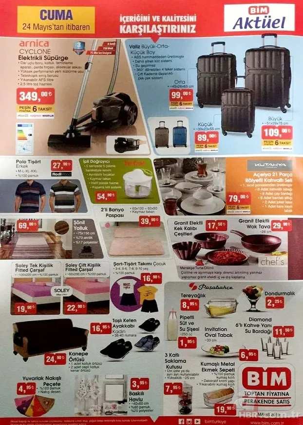 BİM aktüel ürünler kataloğu 24 Mayıs yayında! BİM 21 Mayıs indirimli ürünler neler? 6