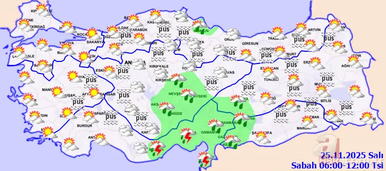 Meteoroloji’den uyarı! Sis, pus, sağanak… Hepsi aynı anda geliyor 9