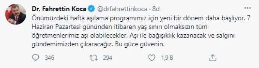 son-dakika-saglik-bakani-fahrettin-kocadan-ogretmenlerin-asilanmasina-yonelik-flas-aciklama-kritik-tarih-7-haziran-1622651969952.jpg Son dakika: Sağlık Bakanı Fahrettin Koca'dan öğretmenlerin aşılanmasına yönelik flaş açıklama! Kritik tarih 7 Haziran! - 2