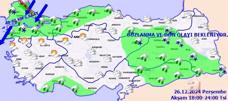İstanbul’da karakış kapıya dayandı: Çok kuvvetli geliyor! Meteoroloji 26 Aralık hava durumu raporu 8