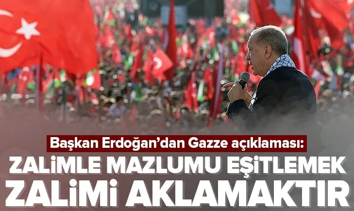 Başkan Erdoğan’dan Gazze paylaşımı