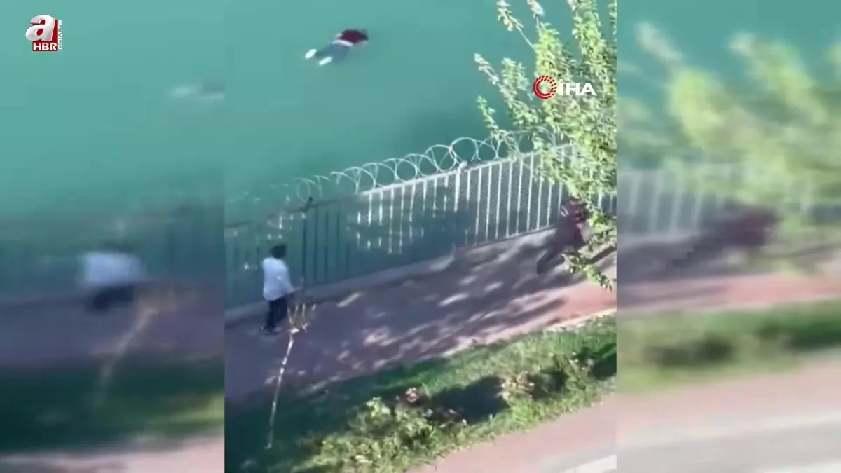 Sulama kanalında can pazarı