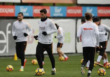 Galatasaray'da Hakan Balta idmana çıktı