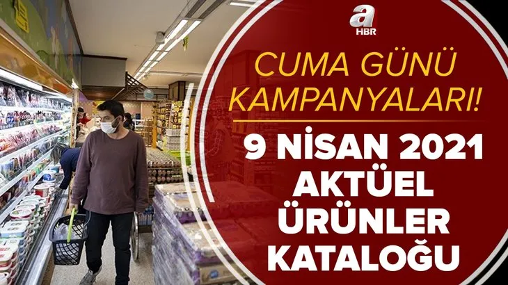 BİM 9 Nisan 2021 aktüel ürünler kataloğu: BİM'de cuma günü hangi ürünler indirimli olacak? Kampanya listesi...
