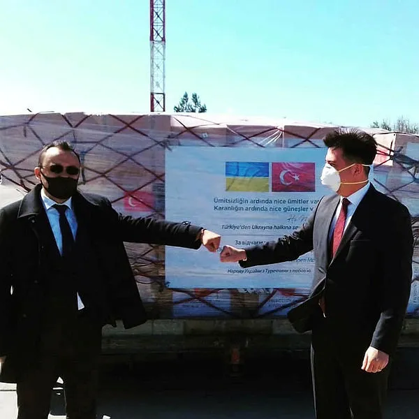 Son dakika: Türkiye'den Ukrayna'ya tıbbi malzeme yardımı - 1