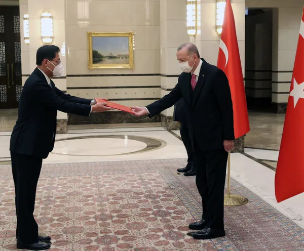 Son dakika | Başkan Erdoğan büyükelçileri kabul etti!