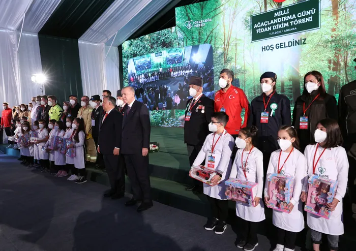 Son dakika: Başkan Erdoğan'dan Milli Ağaçlandırma Günü Fidan Dikim Töreni'nde önemli açıklamalar - 4