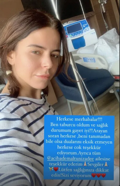 Simge Sağın apar topar hastaneye kaldırıldı - 1