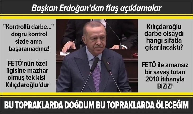 Başkan Erdoğan: FETÖ’ye karşı savaş açan ve terör örgütü ilan eden şahsım ve AK Parti’dir